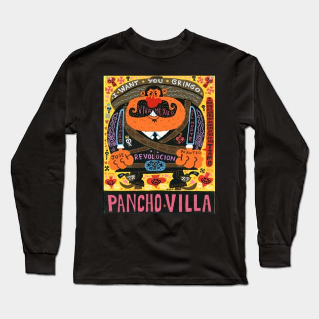 PANCHO VILLA Long Sleeve T-Shirt by MEXOPOLIS